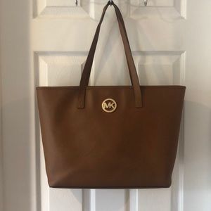 Michael Kors Brown Leather Handbag